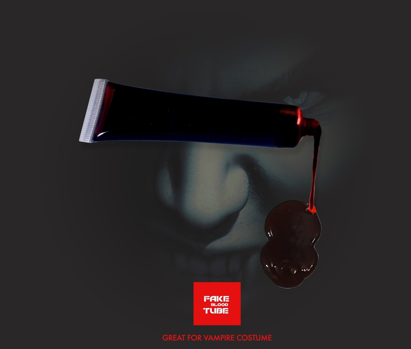 Big Mos Toys Realistic Looking Costume Makeup Blood – Zombie/Vampire Tube Blood 1 oz