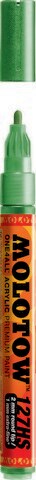 MOLOTOW ACRYLIC PAINT MARKER 2MM METALLIC LIGHT GREEN