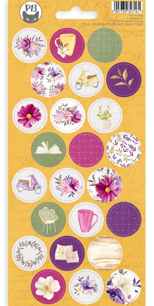 Time To Relax Cardstock Stickers 4&#x22;X9&#x22;-#03