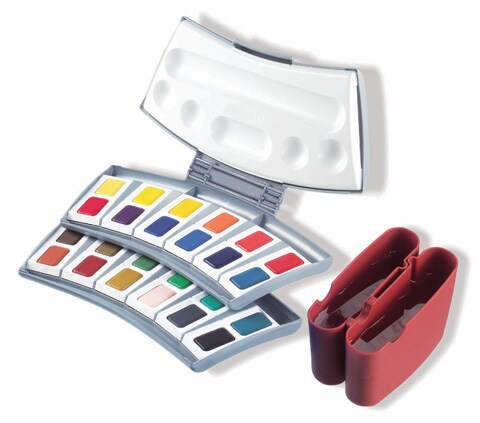 PELIKAN 24 COLOR TRANSPARNET WATERCOLOR SET