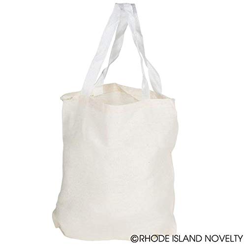 Rhode Island Novelty 12.75 Inch Canvas Tote Bags Set of 12