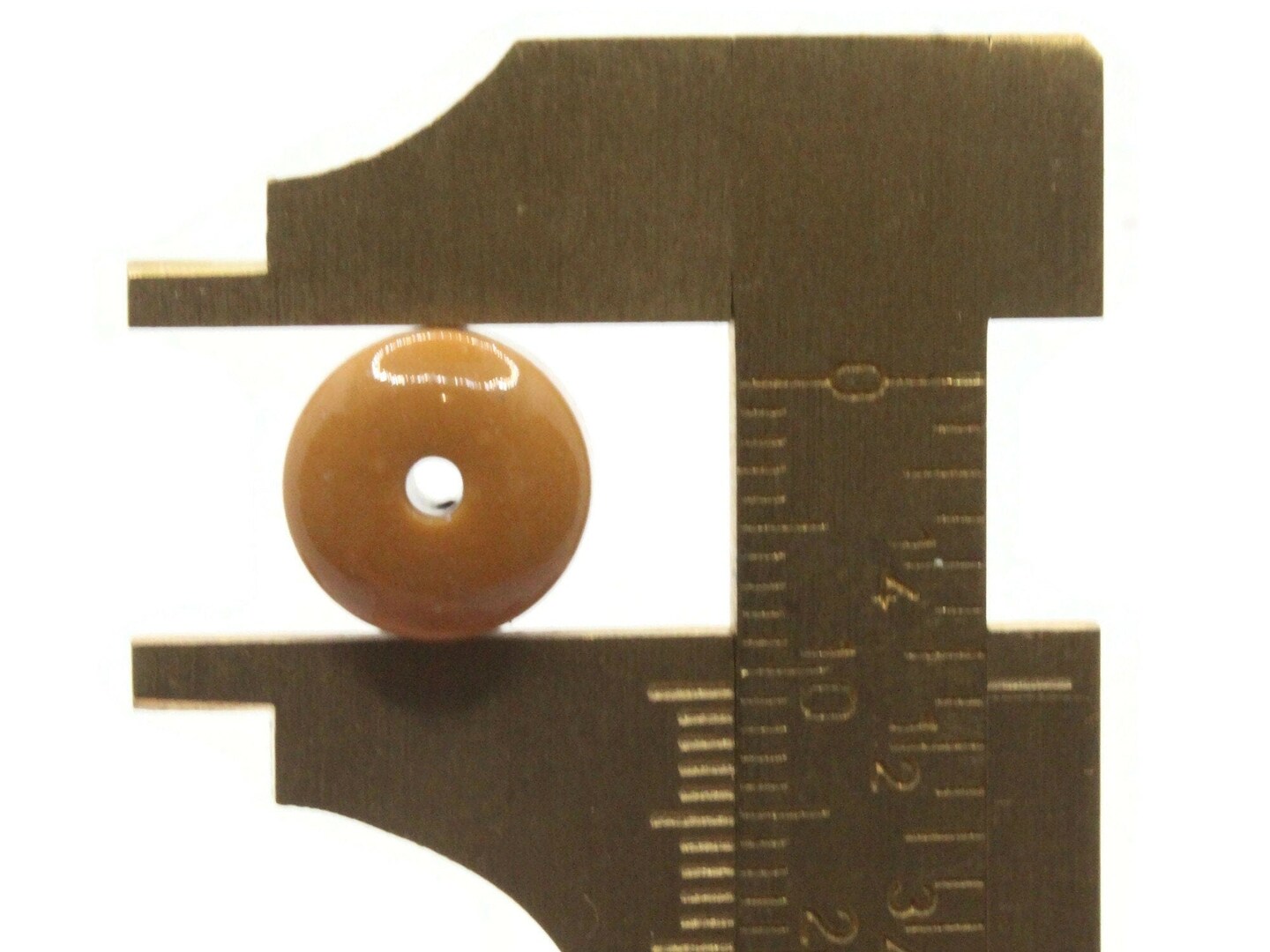 15 12mm x 10mm Tan Brown Czech Glass Tube Barrel Beads