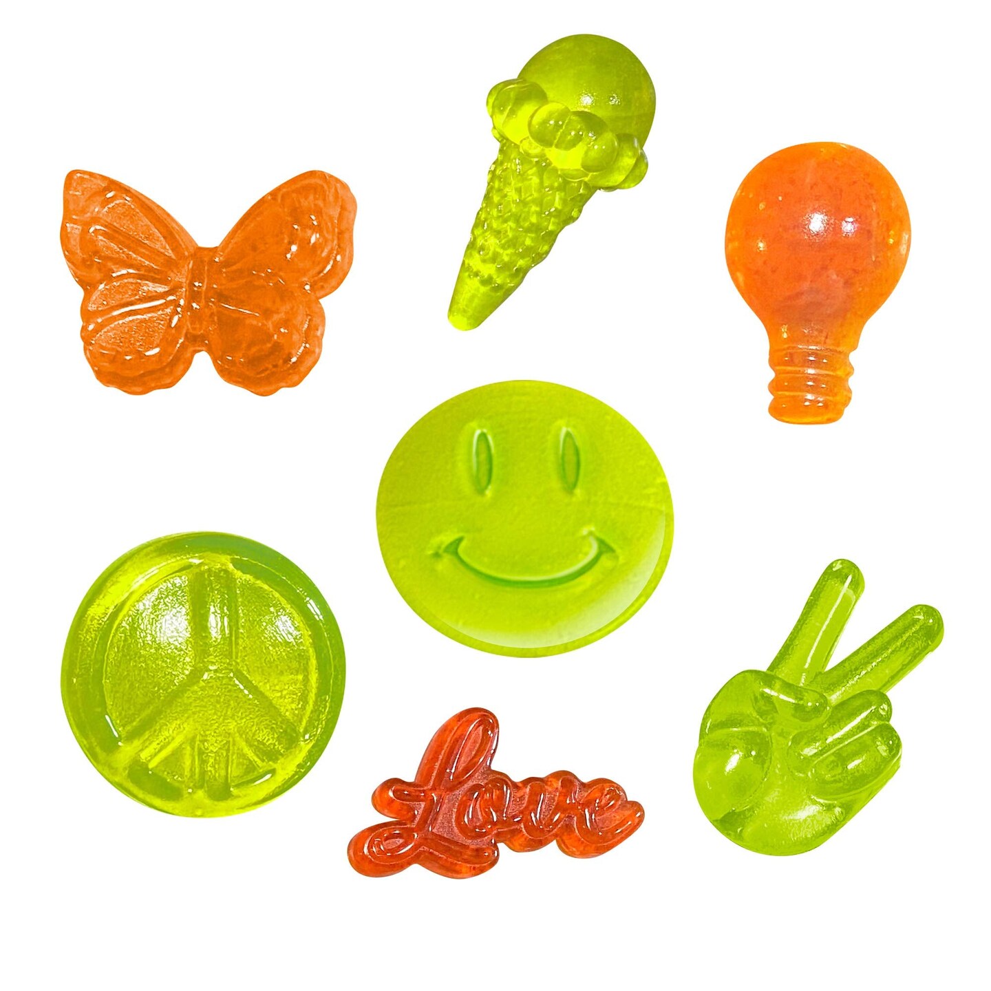 Groovy Glowing Candy Lab STEM Kit | Make Glow-in-the-Dark Candies, Ice Cubes | Explore Luminescence &#x26; Chemistry of Gummies | Cool Shapes, Flavors, Safe to Eat | Includes LED Flashlight