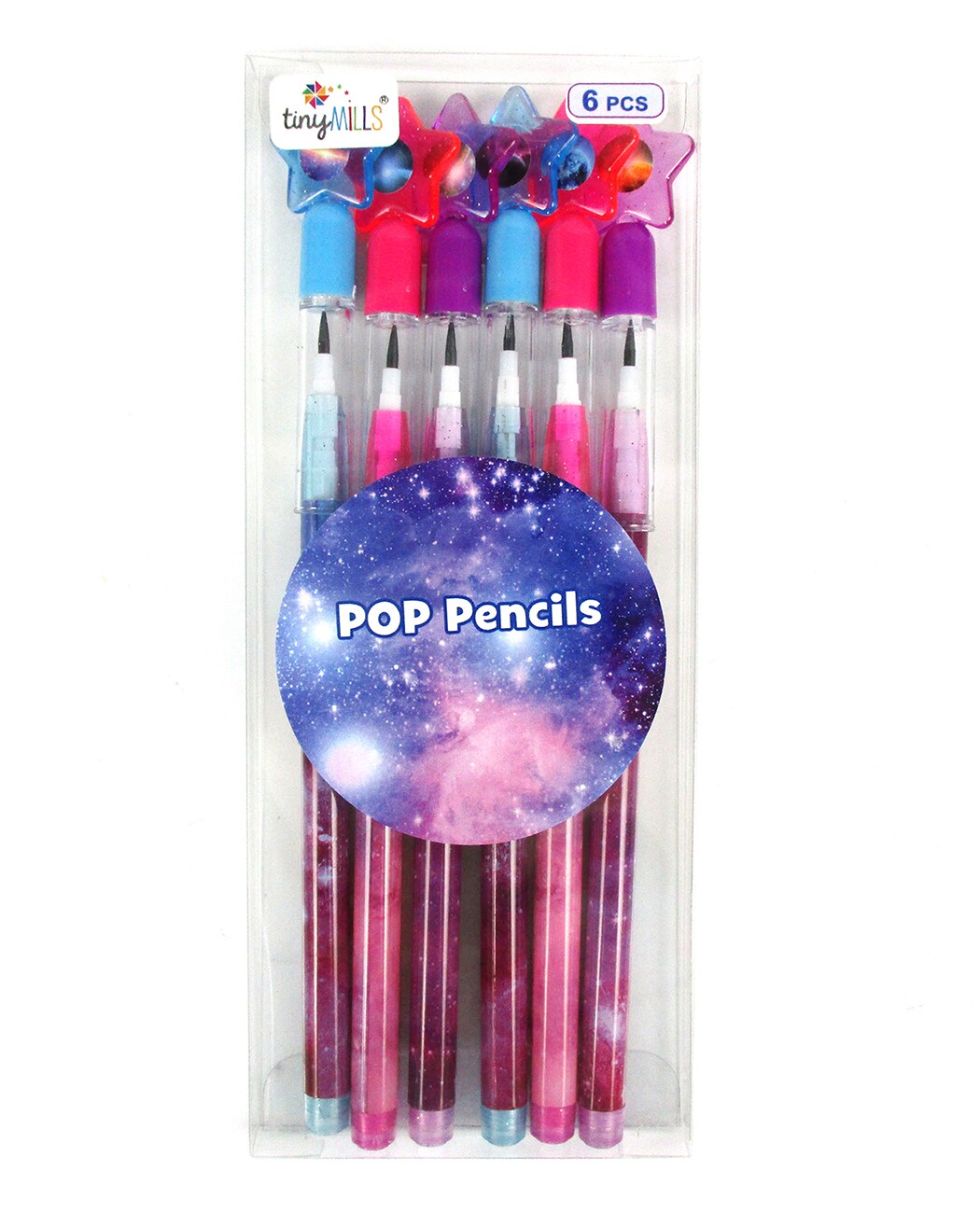 Galaxy Space Multi-Point Pencils - 6 Pcs Pack