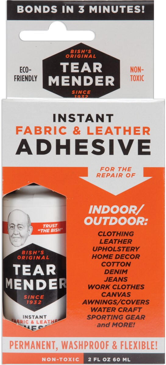 Tear Mender Instant Fabric & Leather Adhesive 2oz