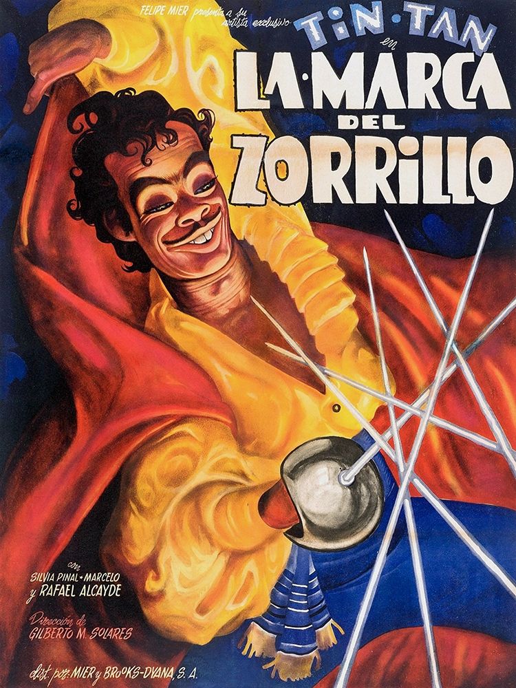 Mexican Movie Poster La Marca del Zorrillo Poster Print by Ernesto Garcia Cabral # 56020