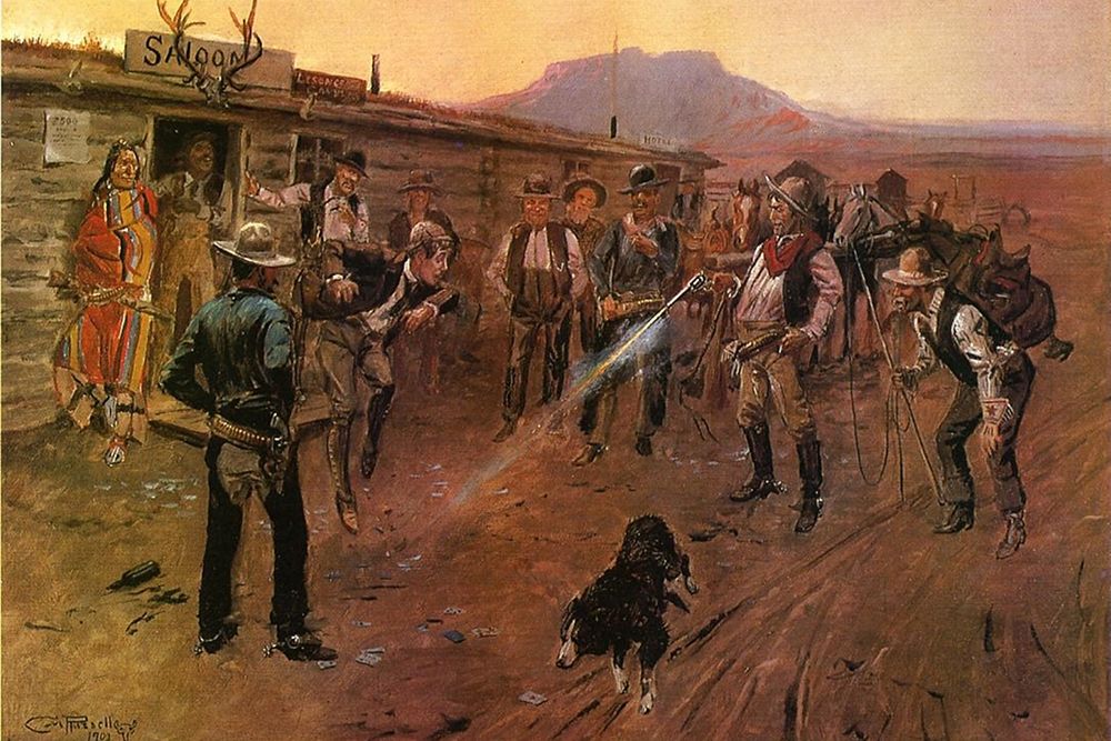 The Tenderfoot Poster Print by Charles M Russell # 55754