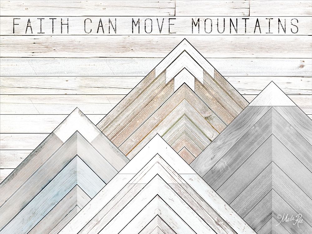 Faith Can Move Mountains Poster Print by Marla Rae - Item # VARPDXMAZ5174