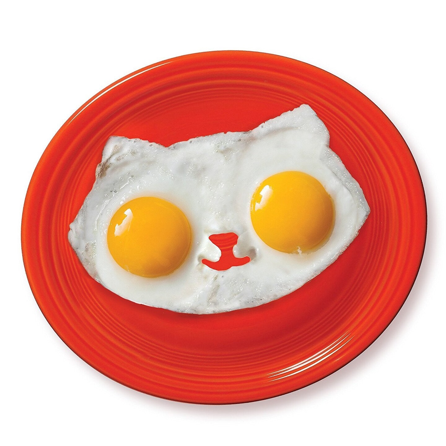 Kitty Silicone Breakfast Egg Mold - Cute Cat Shaped Egg Ring, Also