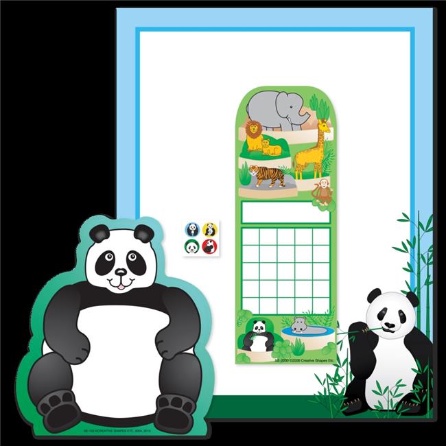 Creative Shapes Etc SE-7109 11 x 8.5 in. Stationery Set - Panda