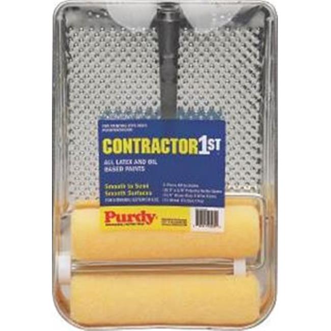 Purdy Corporation Roller Tray Kit 4Pc Metal 9In