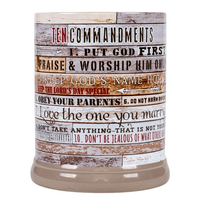 Dicksons  Ten Commandments Candle Jar Warmer