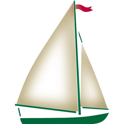 Sailboats Wall Stencil | 2745 by Designer Stencils | Outdoor Stencils | Reusable Art Craft Stencils for Painting on Walls, Canvas, Wood | Reusable Plastic Paint Stencil for Home Makeover | Easy to Use &#x26; Clean Art Stencil