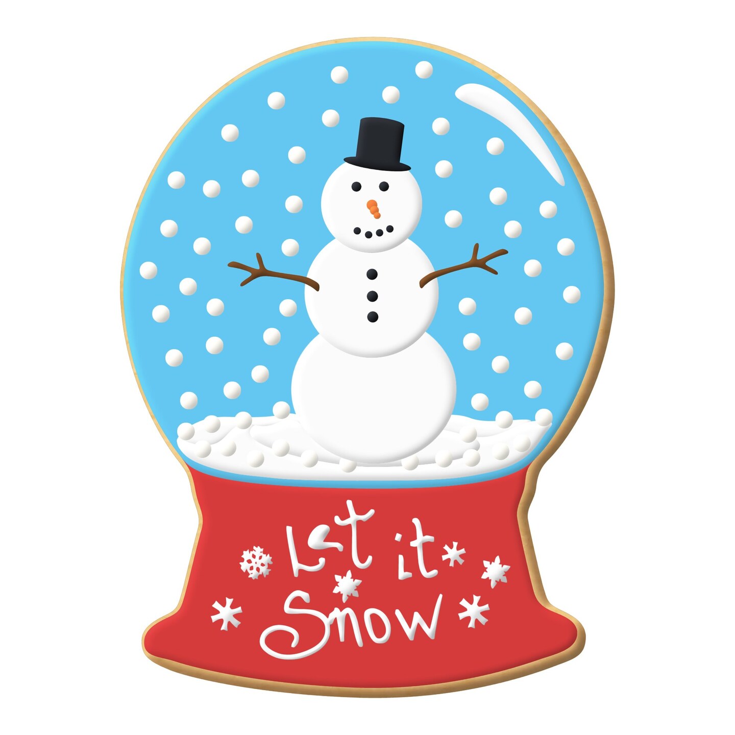 Snowglobe - Gum Ball Machine - Ferris Wheel - PYO - Cookie Cutter 4.75 in, CookieCutter.com, Tin Plated Steel, Handmade in the USA