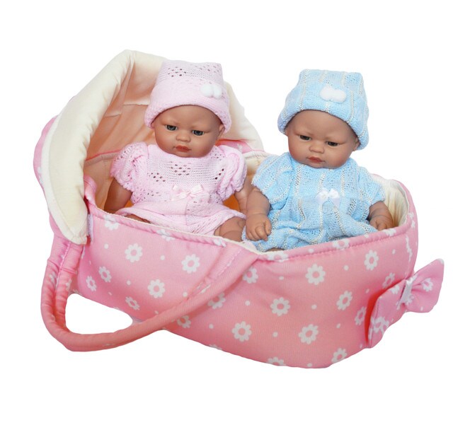 Twin Vinyl Baby Dolls - Perfect Playtime Companions for Kids 2+