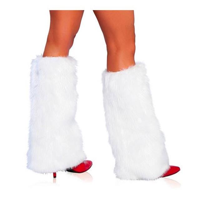 Roma Costume Womens Fur Leg Warmer, White - One Size