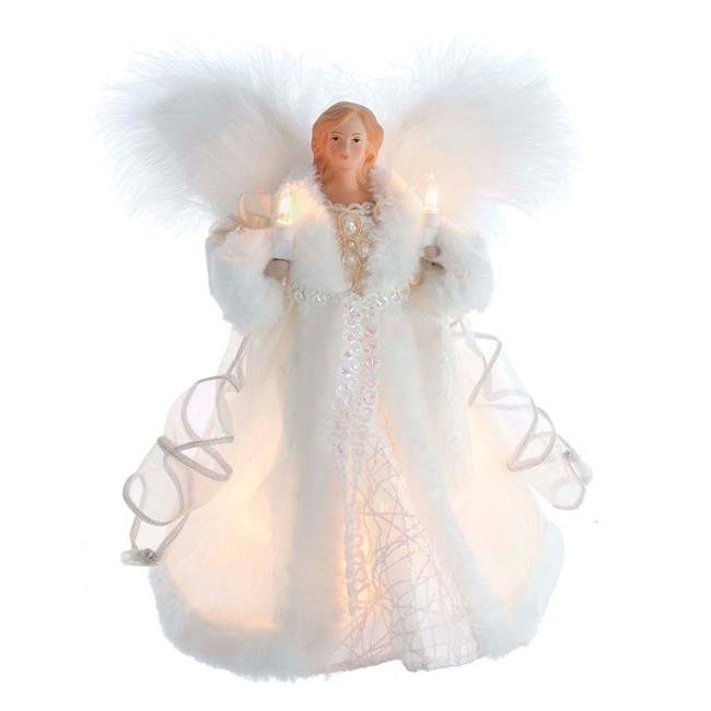 10 in. UL 10-Light White Angel Treetop | Michaels