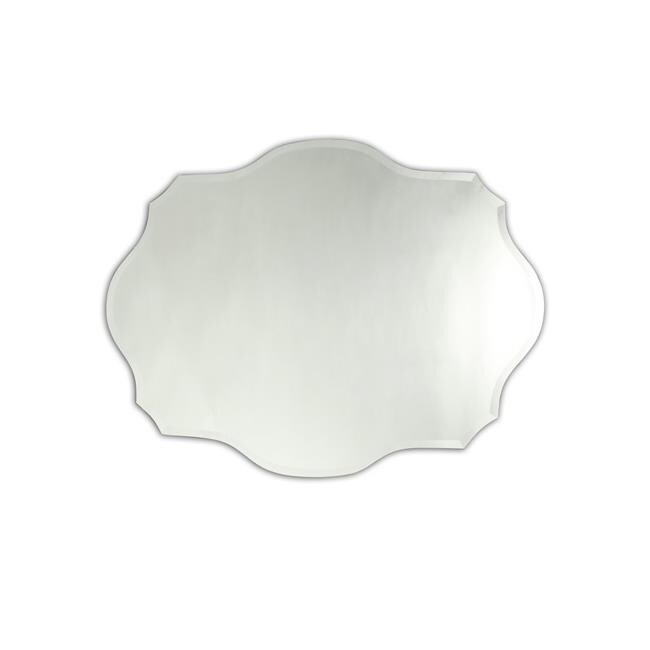 Chloe Lighting Caverly Large Frameless Wall Mirror - 24 x 32 in.