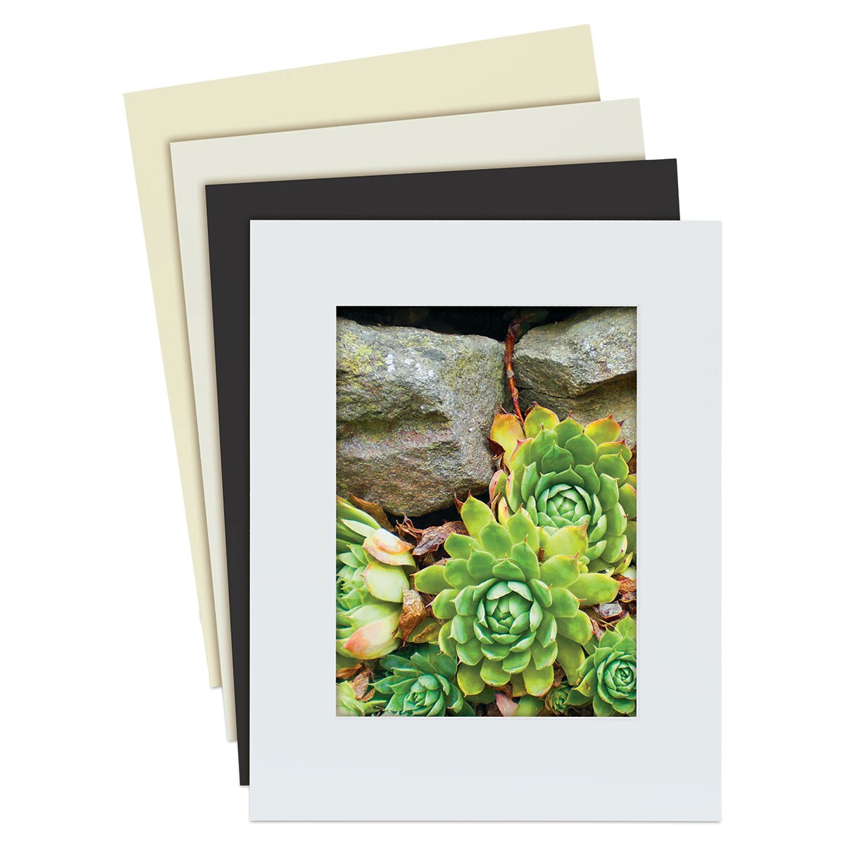 Lineco Cotton Rag Museum Mounting Boards Pkg of 25, Aged White, 8" x