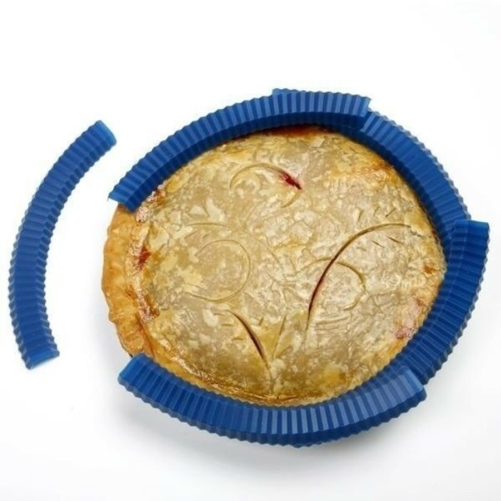 Norpro 5pc Adjustable Reusable Pie Crust Burning Shield - Fits 9