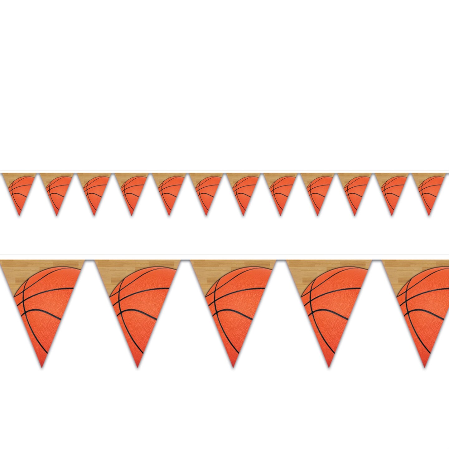 Basketball Pennant Banner, (Pack of 12) | Michaels