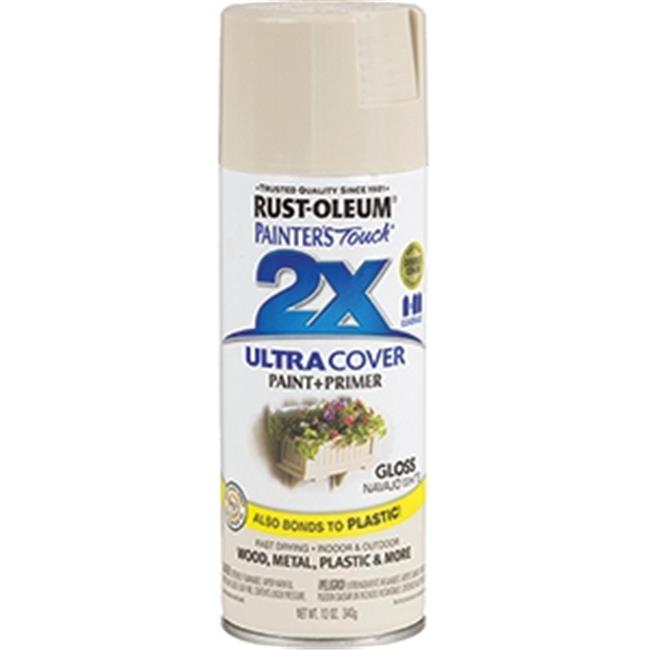 Rust-Oleum Painter's Touch 2X 12 oz. Semi-Gloss White General Purpose Spray  Paint 334098 - The Home Depot