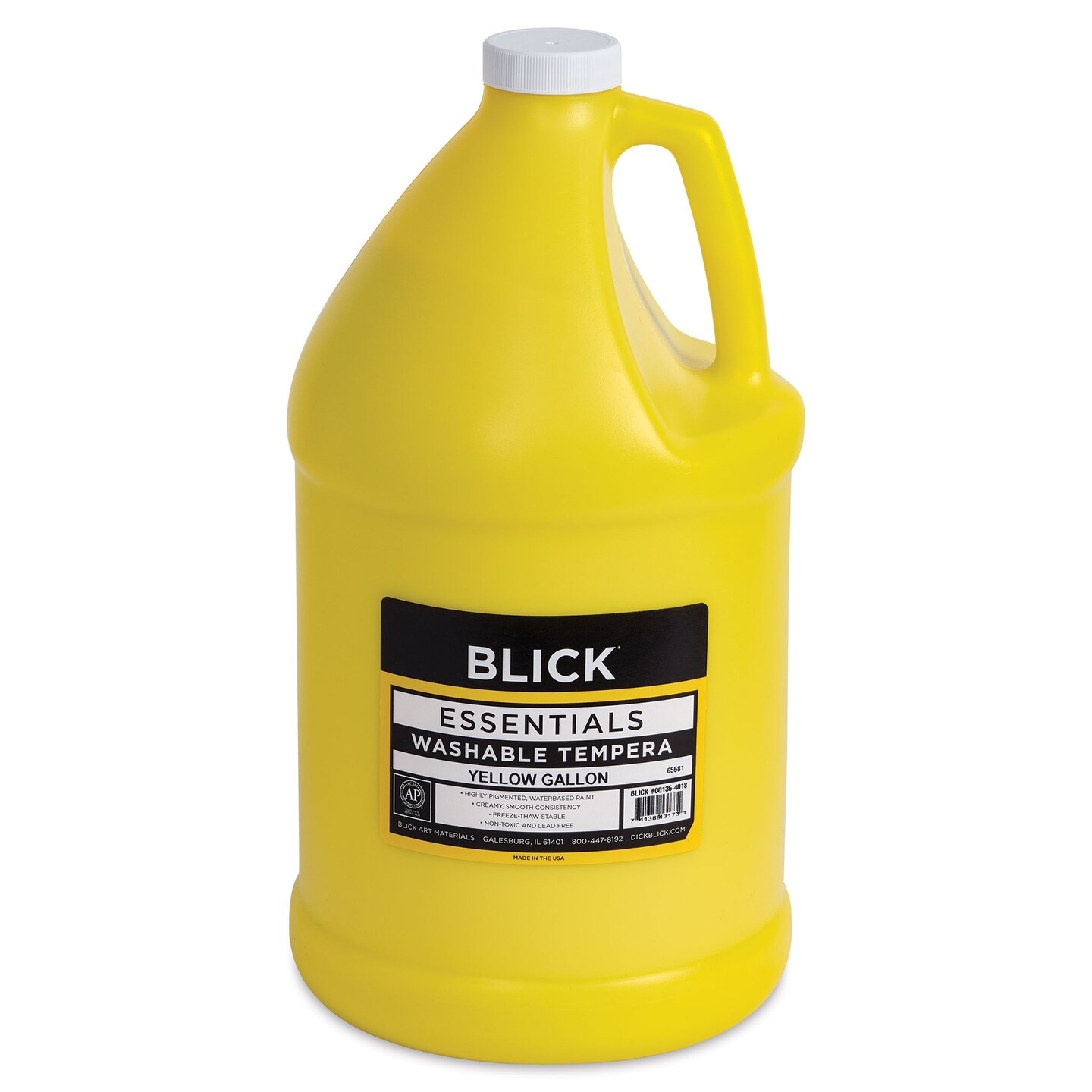 Blick Washable Tempera Paint - Yellow, Gallon