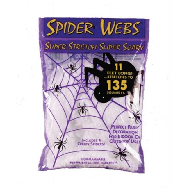 Costumes For All Occasions Spider Web 40Gr White