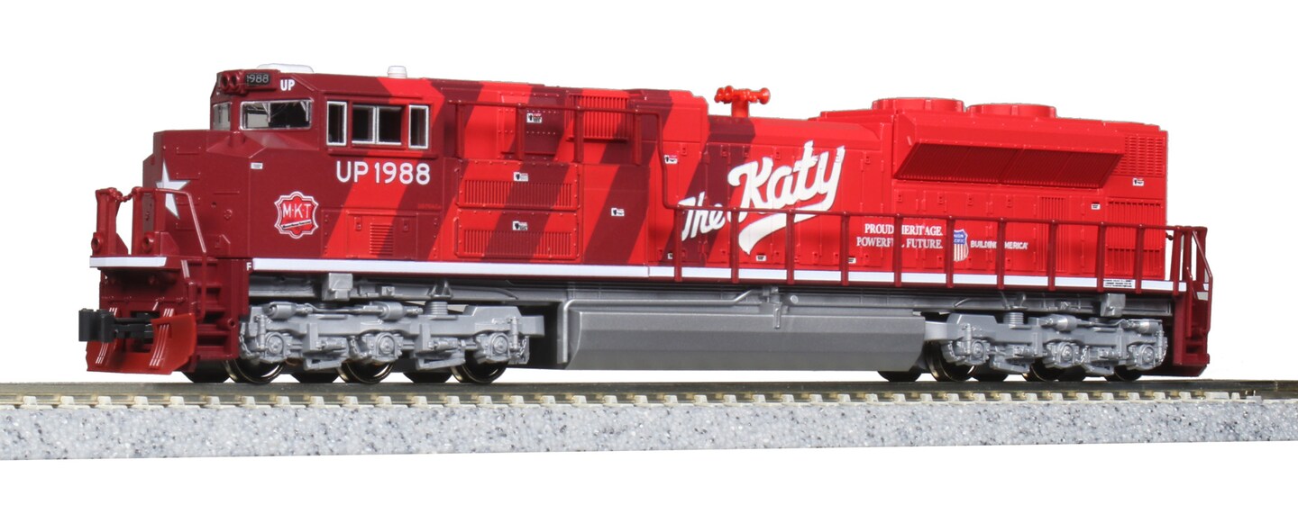 Kato  N-Scale EMD SD70ACE Union Pacific MKT Heritage Diesel Engine