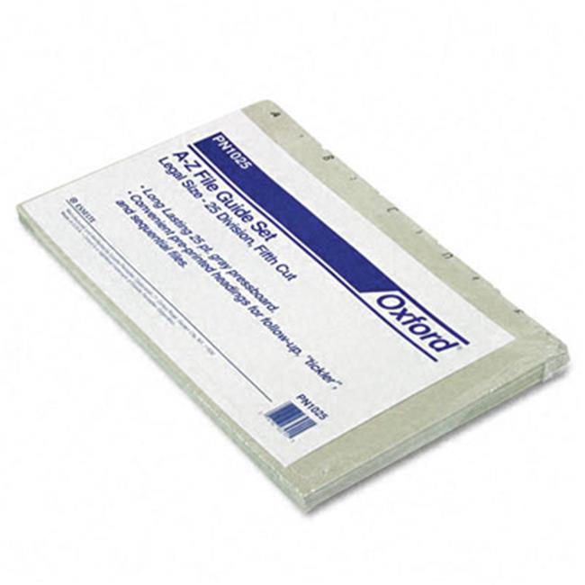 Esselte Pendaflex PN1025 Recycled Top Tab File Guides Alpha 1/5 Tab