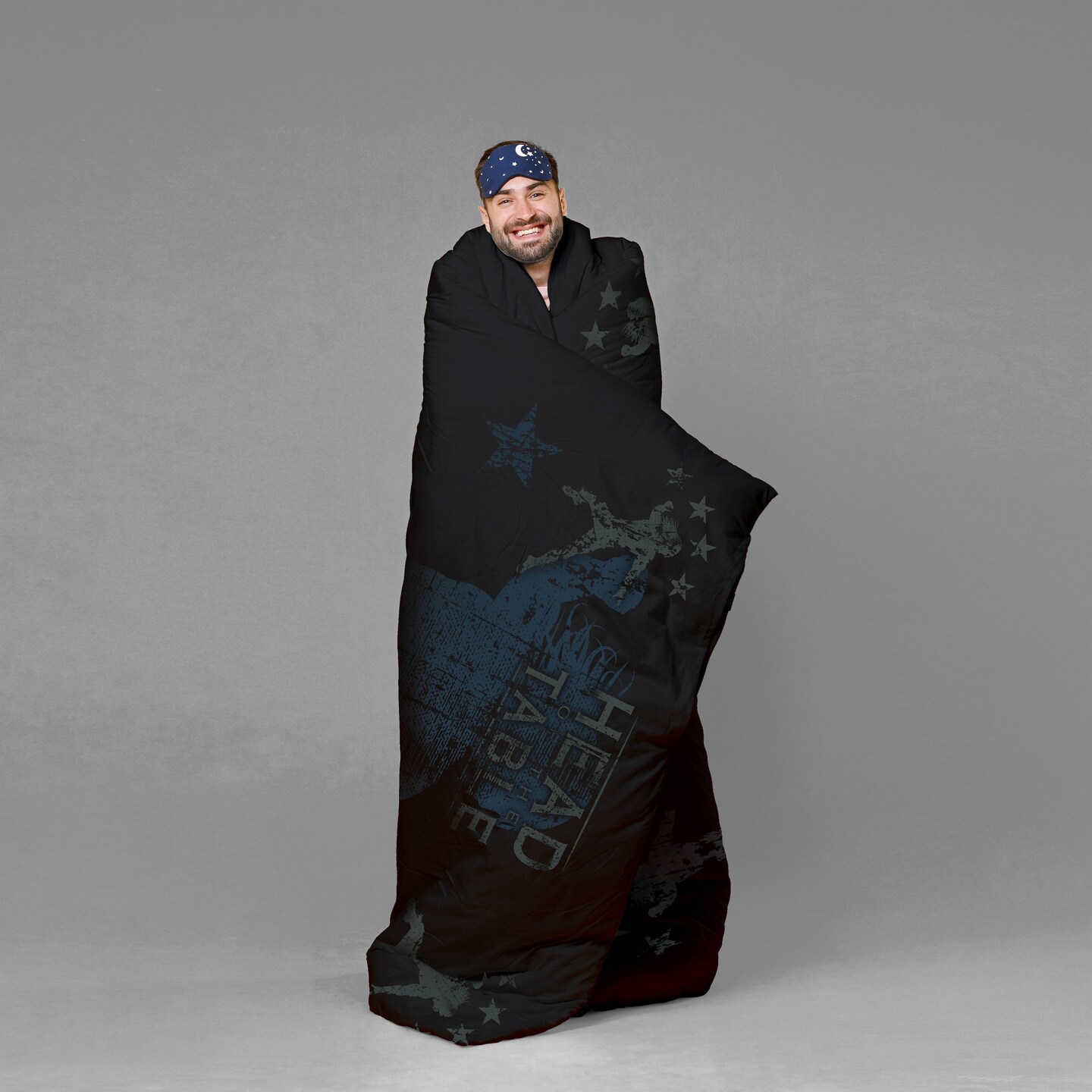 Sleep Squad WWE Roman Reigns 60&#x201D; x 80&#x201D; Raschel Plush Blanket - Head of Table