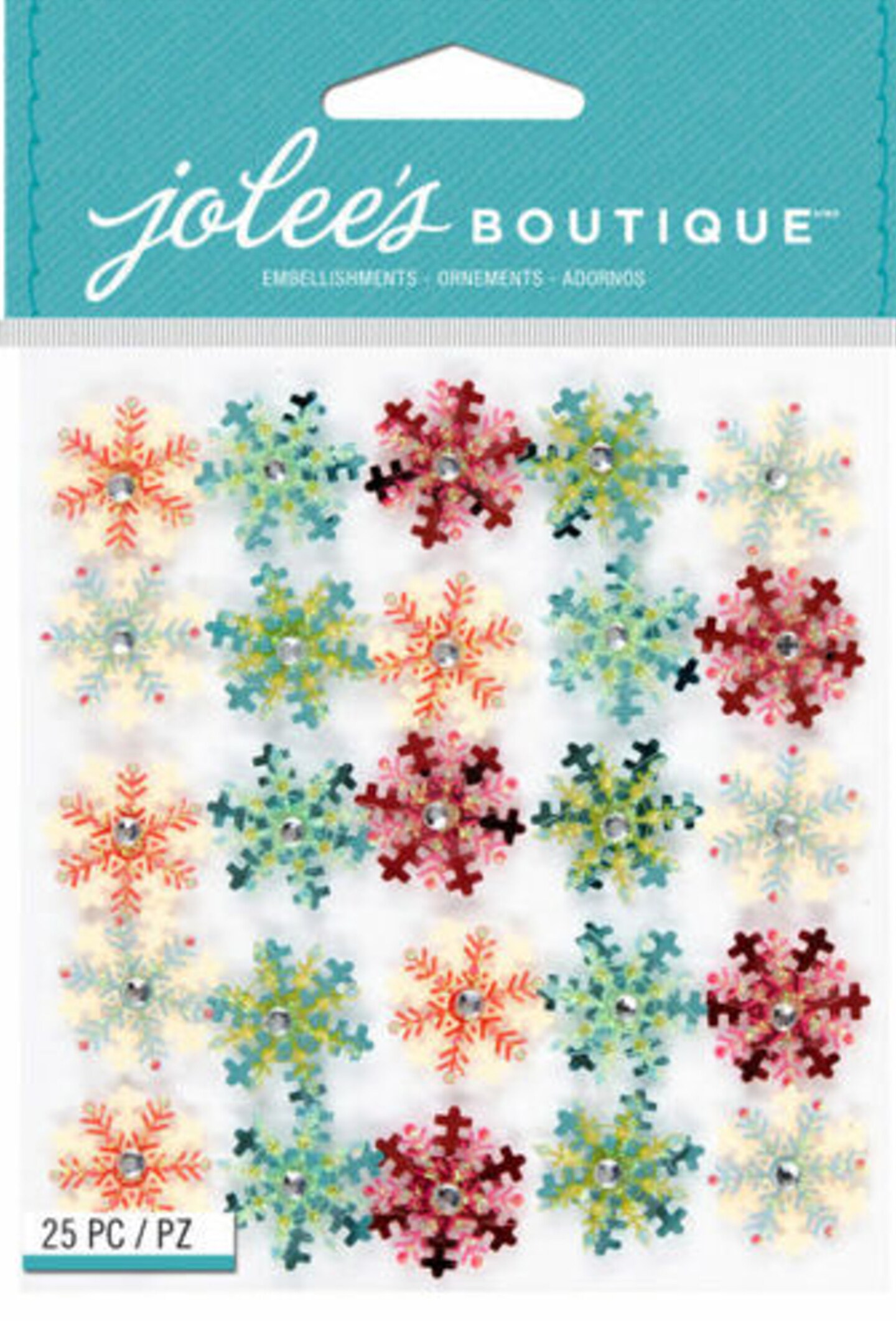 Jolee&#x27;s Boutique Snowflake Mini Repeats Dimensional Stickers