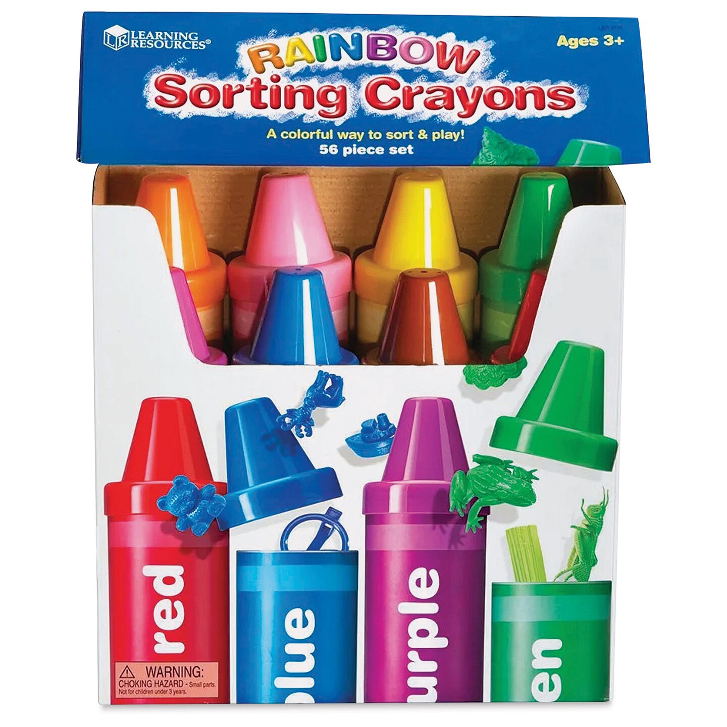 Learning Resources Rainbow Sorting Crayons Set