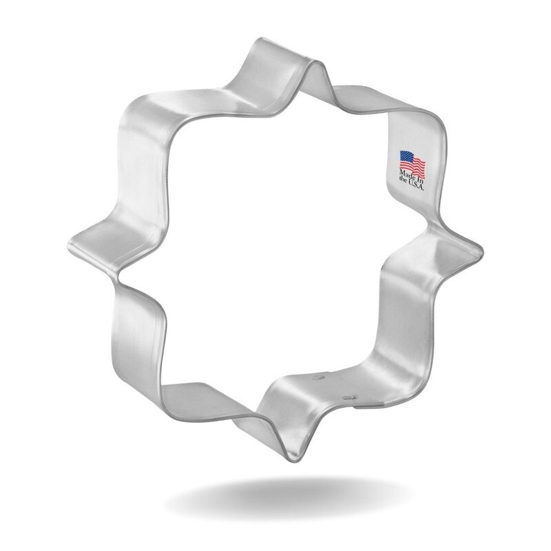 CookieCutter.com 3 in Square Plaque Frames Cookie Cutter Shapes Made in USA,