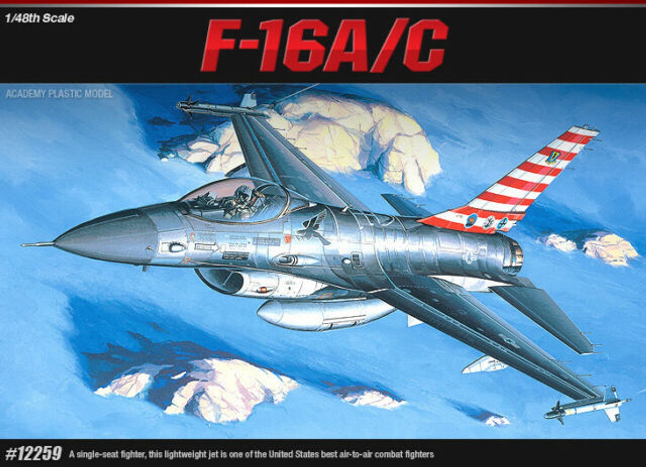 Academy  1/48 F-16A/C Fighting Falcon Plastic Model