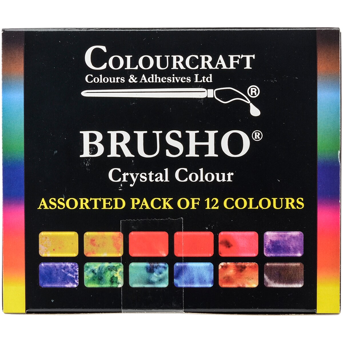 Brusho Crystal Colours Set - 12/Pkg