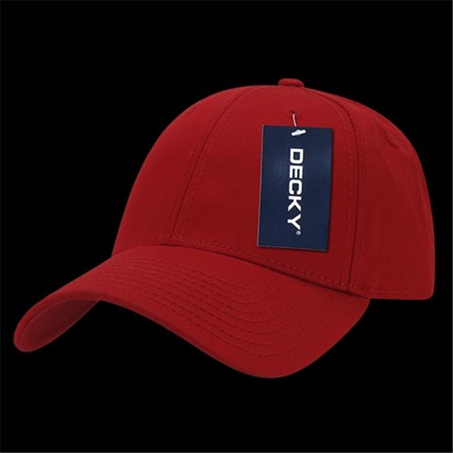 Decky 209RED Low Crown Cotton Baseball Cap Red Michaels