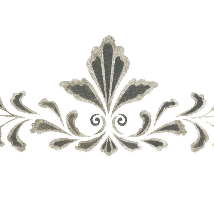 Floral Scroll Wall Stencil | 2760 by Designer Stencils | Pattern Stencils | Reusable Stencils for Painting | Safe &#x26; Reusable Template for Wall Decor | Try This Stencil Instead of a Wallpaper | Easy to Use &#x26; Clean Art Stencil Pattern
