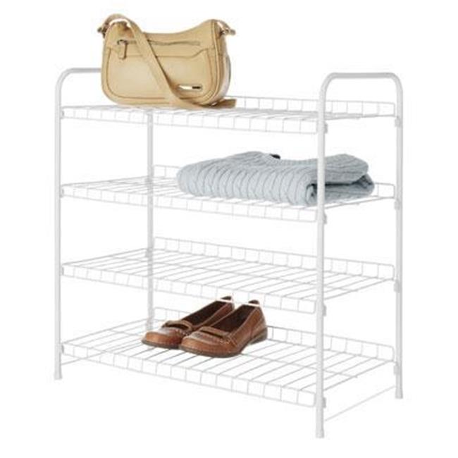 Algopix Similar Product 14 - Whitmor, White, 4 Tier, Closet Shelf