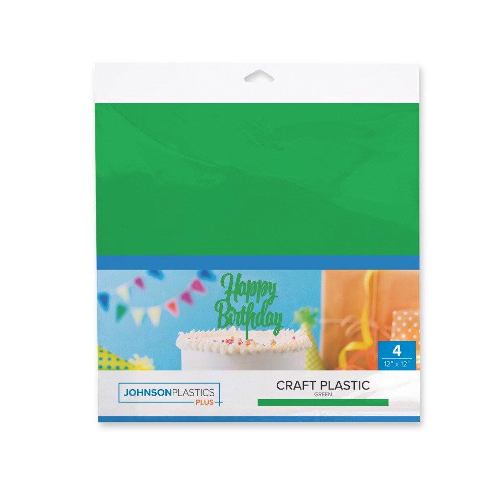 Craft Plastic Sheet Pack, Green 4 sheets per pack Michaels