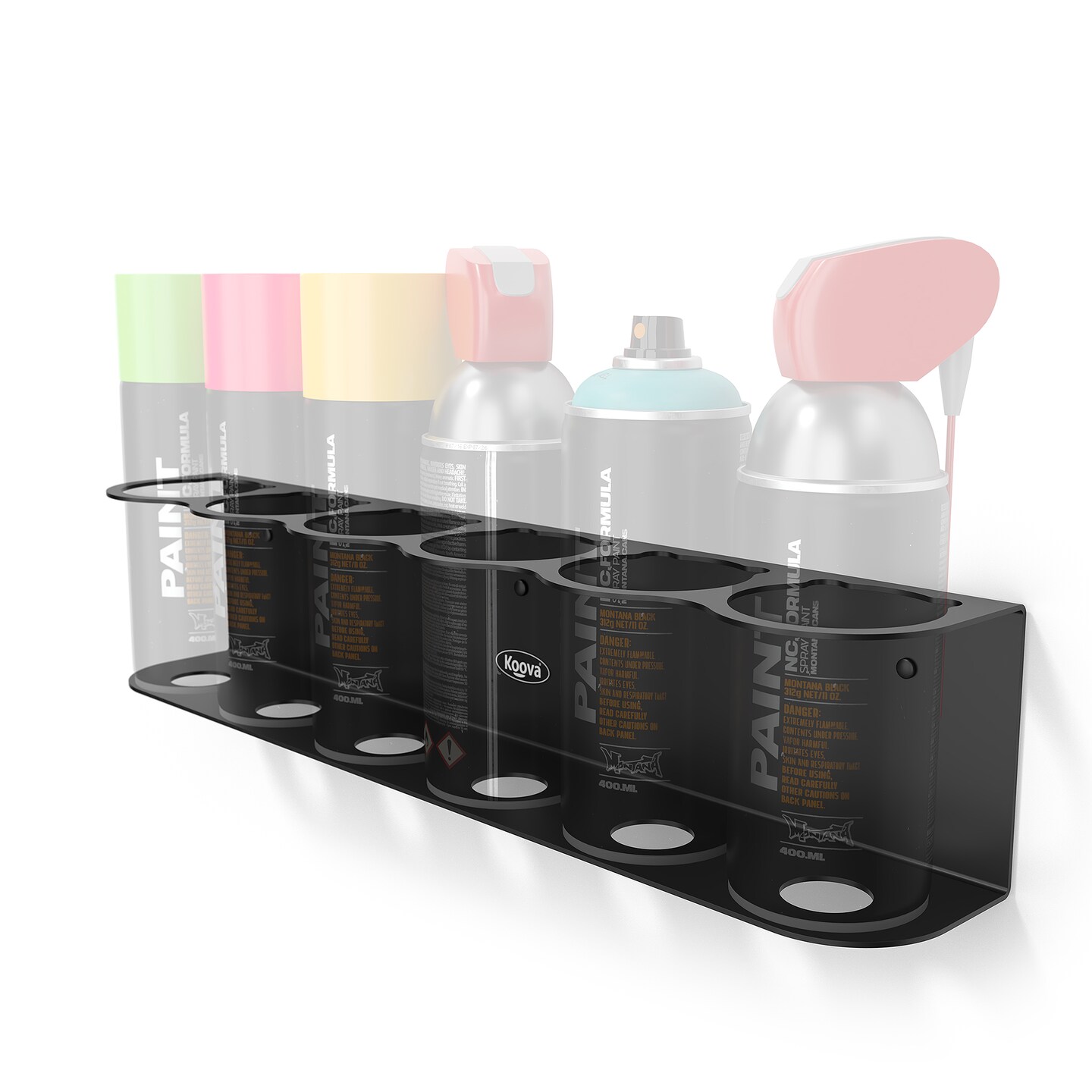 Aerosol Spray Can Holder | Craft Workspace Paint Bottle Organizer