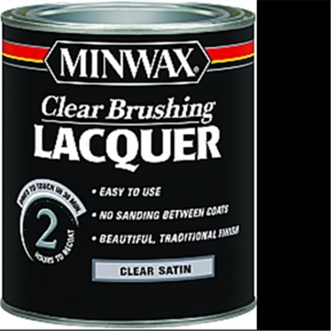 Minwax 1 qt. Satin Clear Brushing Lacquer - Clear