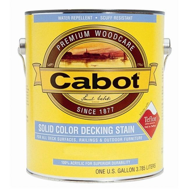 Valspar Brand 1 Gallon White Solid Color Decking Stain 1401801 GL
