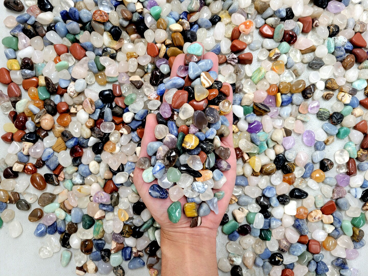 Mini Tumbled Stone Crystals Bulk - Brazilian Mix