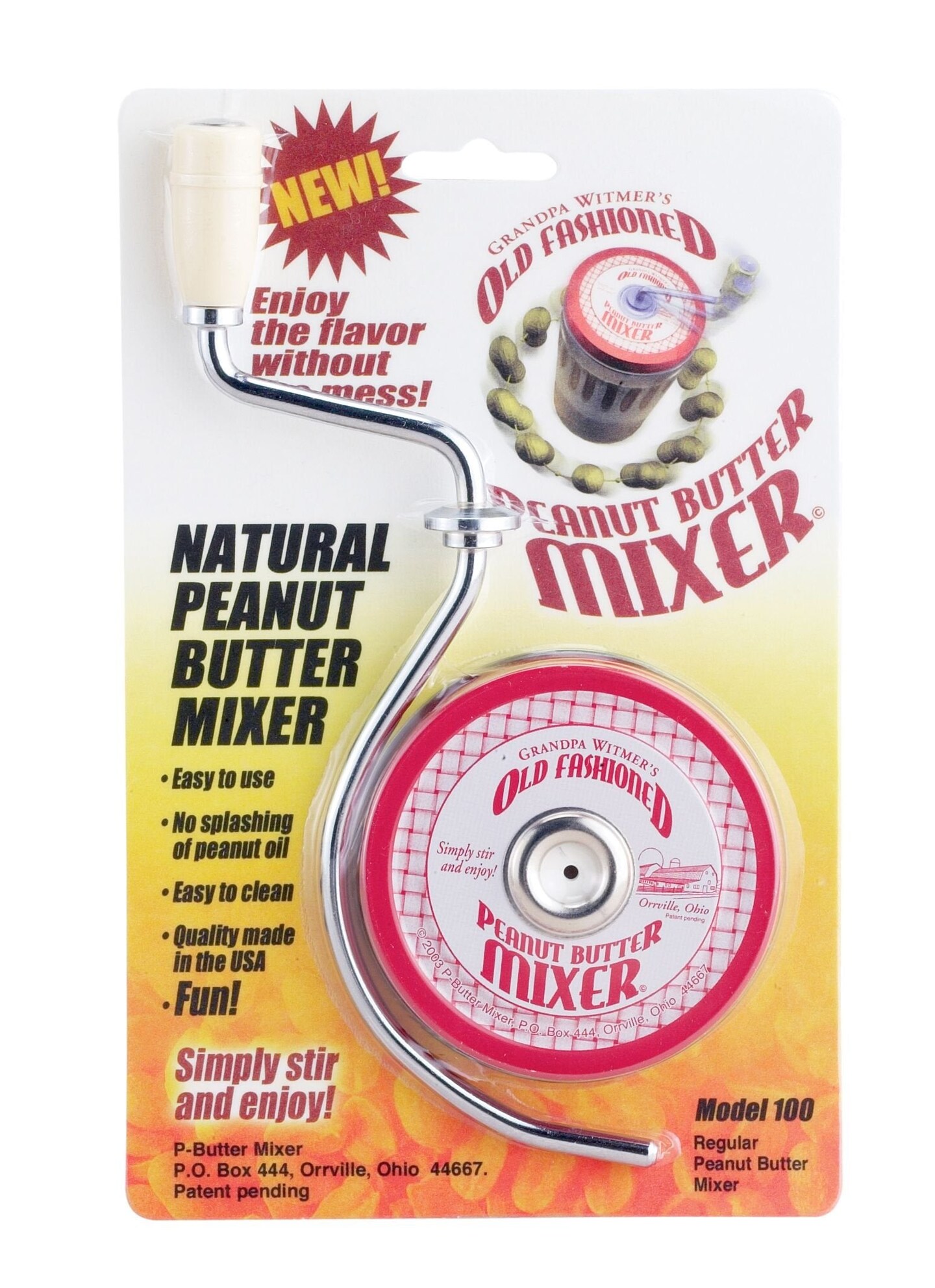 Peanut Butter Mixer – Cool Tools