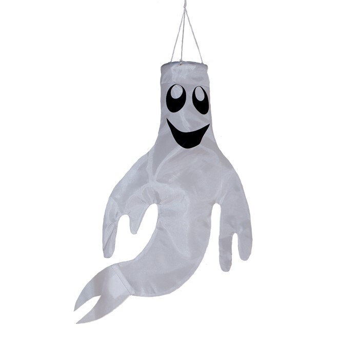 In the Breeze Small 18 inch Ghost Windsock Halloween Hanging Decoration