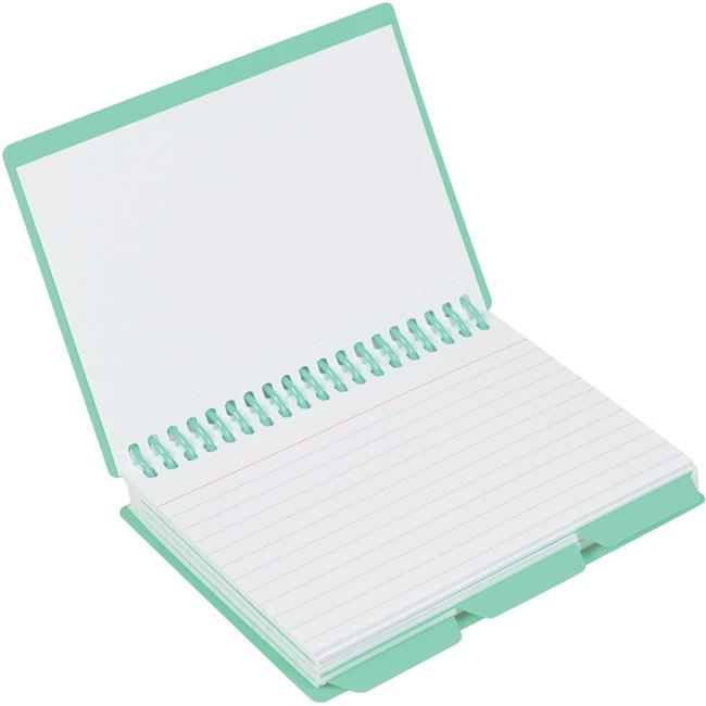 C-Line Products  Spiral Bound Index Card Notebook with Index Tabs