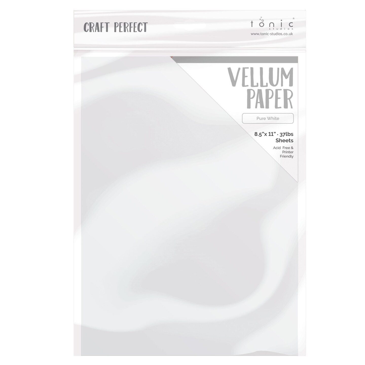Craft Perfect Vellum Paper 8.5&#x22;X11&#x22; 10/Pkg-Pure White