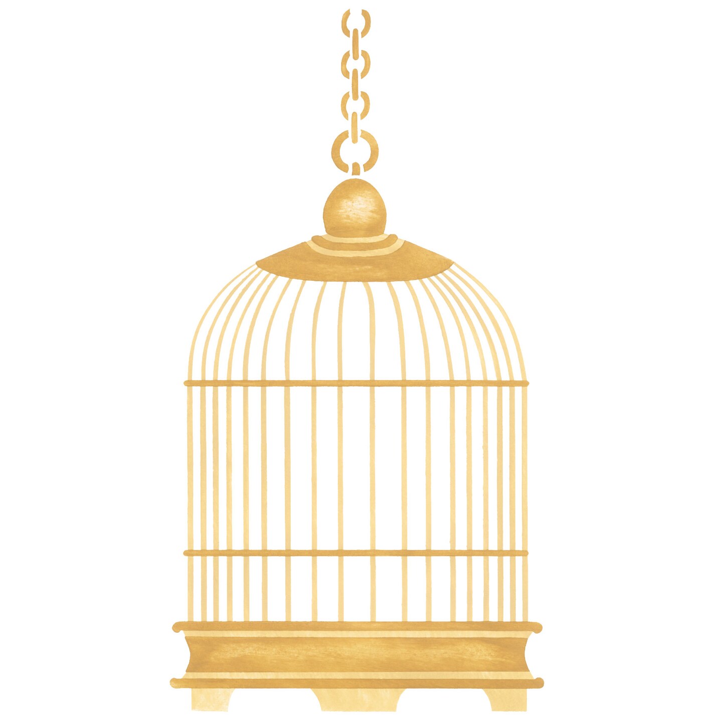 Birdcage Wall Stencil | 331 by Designer Stencils | Pattern Stencils | Reusable Stencils for Painting | Safe & Reusable Template for Wall Decor | Try This Stencil Instead of a Wallpaper | Easy to Use & Clean Art Stencil Pattern