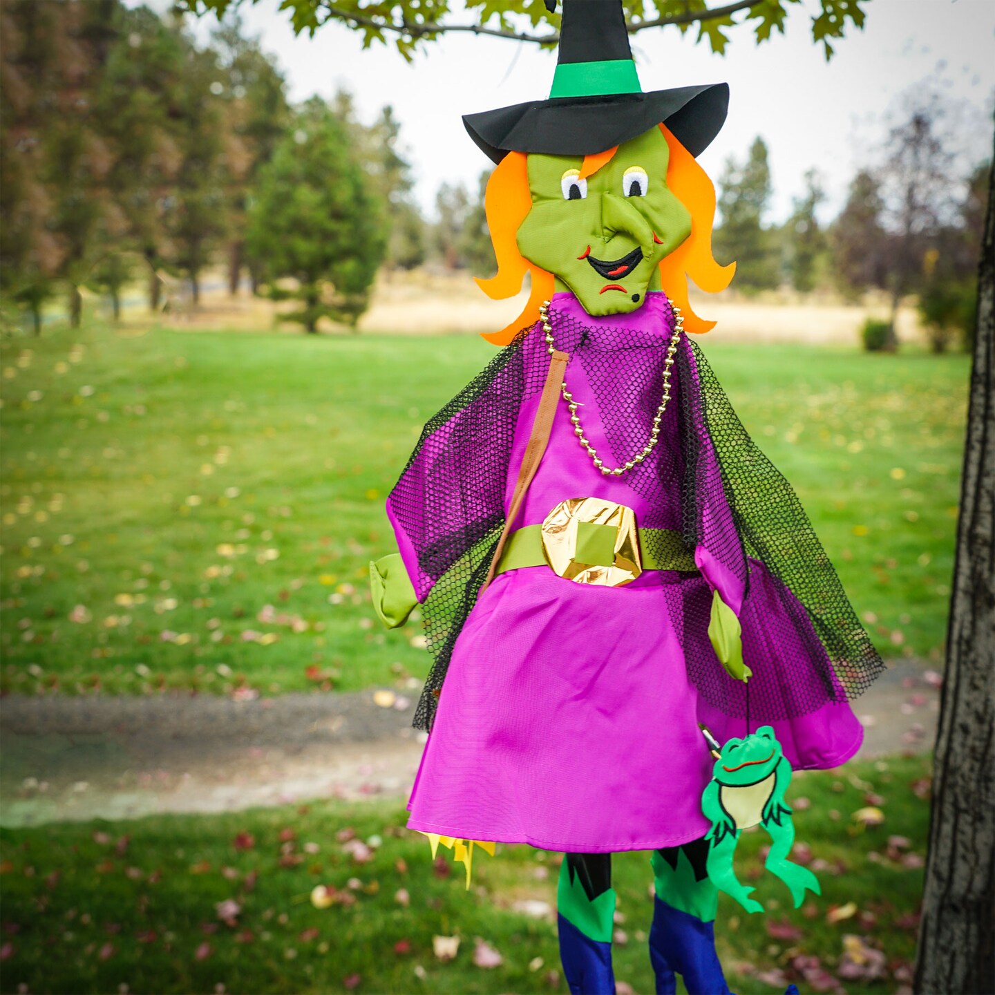 In the Breeze Witch Wind Friend 3D Windsock